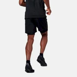 Remise 👏 Odlo 2-In-1 Short Axalp Trail 6 Inch - Short running homme ⭐ -Odlo shop odlo 2 in 1 short axalp trail 6 inch short running homme black 3