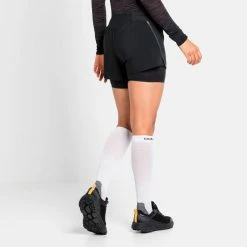 Meilleure affaire 🔥 Odlo 2-In-1 Shorts Zeroweight 3 Inch - Short running femme ✨ -Odlo shop odlo 2 in 1 shorts zeroweight 3 inch short running femme black blackpack 2