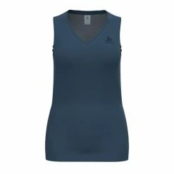 Bon marché 😍 Odlo Active F-Dry Light - Débardeur femme 😉 -Odlo shop odlo active f dry light debardeur femme blue wing teal