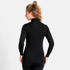 Bon marché 💯 Odlo Active Warm Eco - Maillot col montant femme ⭐ -Odlo shop odlo active warm eco maillot col montant femme black 3