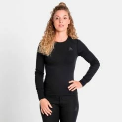 Le moins cher 👏 Odlo Active Warm Eco - Maillot manches longues femme 👏 -Odlo shop odlo active warm eco maillot manches longues femme black 2