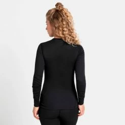 Le moins cher 👏 Odlo Active Warm Eco - Maillot manches longues femme 👏 -Odlo shop odlo active warm eco maillot manches longues femme black 5