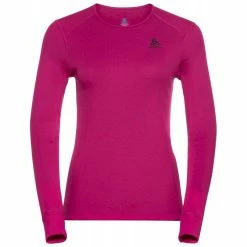 Le moins cher 👏 Odlo Active Warm Eco - Maillot manches longues femme 👏 -Odlo shop odlo active warm eco maillot manches longues femme festival fuchsia