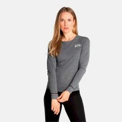 Top 10 🔔 Odlo Active Warm Original - Maillot thermique femme 🎉 -Odlo shop odlo active warm original maillot thermique femme odlo steel grey melange 2