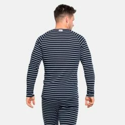 Meilleure affaire ✨ Odlo Active Warm Originals Eco - Maillot thermique homme 🥰 -Odlo shop odlo active warm originals eco maillot thermique homme dark sapphire odlo silver grey 3