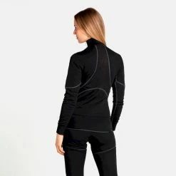 Sortie 🤩 Odlo Active X-Warm Eco - Maillot col montant zippé femme 😍 -Odlo shop odlo active x warm eco maillot col montant zippe femme black 5