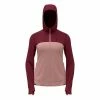 Meilleure affaire 🔥 Odlo Ascent Performance Wool X-Warm - Sweatshirt à capuche femme 👍 -Odlo shop odlo ascent performance wool x warm sweatshirt a capuche femme raspberry fudge boto dolphin