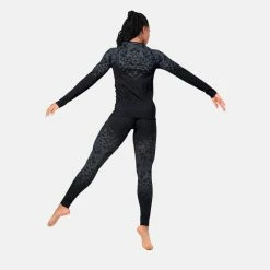 Nouveau ✔️ Odlo Bl Top Crew Neck L/S Kinship Pw 200 - Sous-vêtement technique femme ⭐ -Odlo shop odlo bl top crew neck l s kinship pw 200 sous vetement technique femme black melange 3