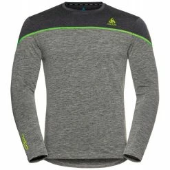 Tout neuf 👍 Odlo Bl Top Crew Neck L/S Revelstoke Pw 150 - Sous-vêtement technique homme 💯