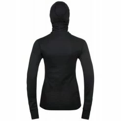 Coupon 🌟 Odlo Bl Top Facemask L/S Active Warm Eco - Sweat à capuche femme 🤩 -Odlo shop odlo bl top facemask l s active warm eco sweat a capuche femme black 6