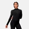 Tout neuf 😀 Odlo Bl Top Turtle Neck L/S Half Zip Kinship - Sous-vêtement technique femme 🛒 -Odlo shop odlo bl top turtle neck l s half zip kinship sous vetement technique femme black melange