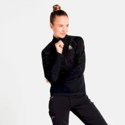 Remise 😀 Odlo Blackcomb - Polaire femme ✔️ -Odlo shop odlo blackcomb polaire femme black space dye 2