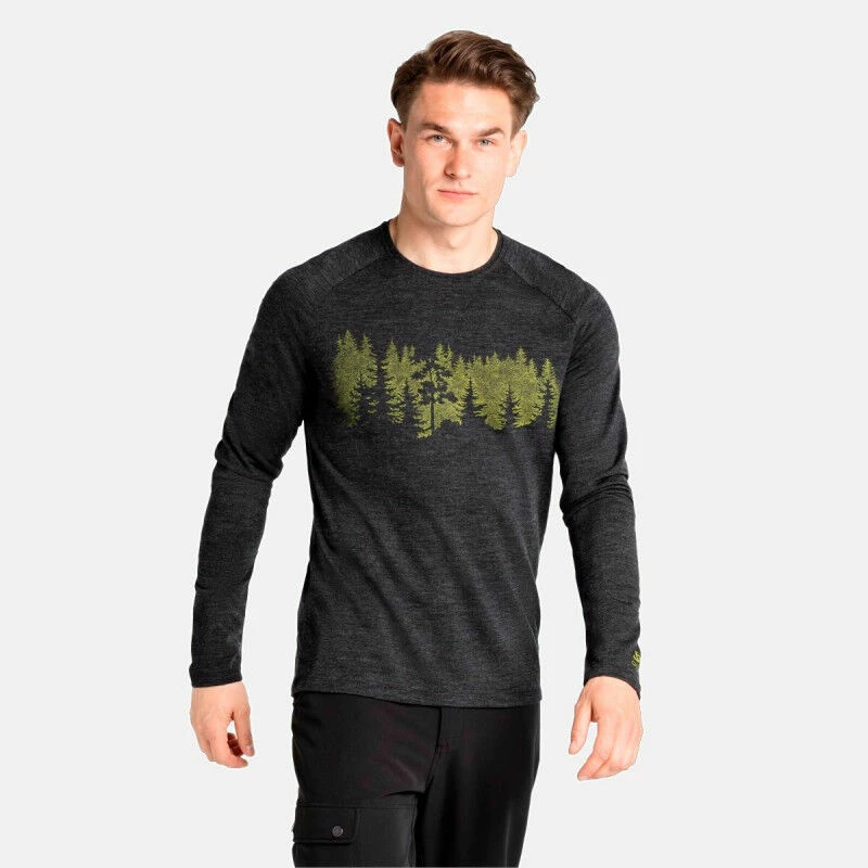 Top 10 👍 Odlo Concord+ Forest Print - T-shirt homme 🤩 5 Top 10 👍 Odlo Concord+ Forest Print - T-shirt homme 🤩 – Image 3