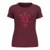 Meilleure vente 🥰 Odlo Concord Logo Print - T-shirt femme 👏 -Odlo shop odlo concord logo print t shirt femme raspberry fudge