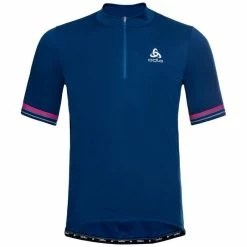 Les meilleures critiques de 👍 Odlo Element 1/2 Zip - Maillot vélo manches courtes homme 🌟 -Odlo shop odlo element 1 2 zip maillot velo manches courtes homme estate blue
