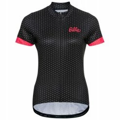 Bon marché 🤩 Odlo Essential - Maillot vélo femme 😍 -Odlo shop odlo essential maillot velo femme black paradise pink