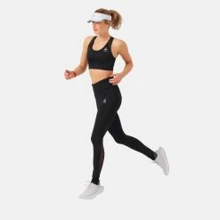 Tout neuf 🛒 Odlo Essential Mesh - Collant running femme 🎁 -Odlo shop odlo essential mesh collant running femme black 2