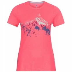Meilleure affaire 🎁 Odlo F-Dry Print - T-shirt femme 😍 -Odlo shop odlo f dry print t shirt femme paradise pink graphic
