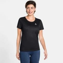 Meilleure affaire 🔔 Odlo F-Dry - T-shirt femme ❤️ -Odlo shop odlo f dry t shirt femme black black