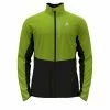 Nouveau 🔔 Odlo Jacket Langnes - Sweat à capuche homme 😀 -Odlo shop odlo jacket langnes sweat a capuche homme lime green black