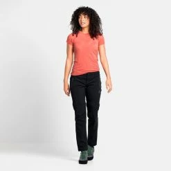 Meilleur prix 👏 Odlo Kinship Light - T-shirt femme 🥰 -Odlo shop odlo kinship light t shirt femme burnt sienna melange