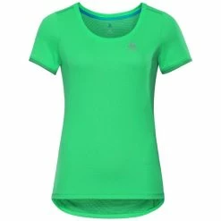 Promo ⭐ Odlo Kumano F-Dry - T-shirt femme 🛒 -Odlo shop odlo kumano f dry t shirt femme pool green