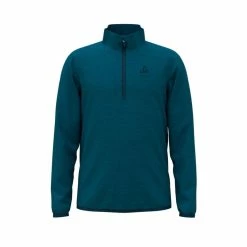 Offres 💯 Odlo Mid Layer 1/2 Zip Roy Kids Stripe - Polaire enfant 👏