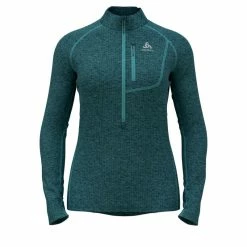 Le moins cher 🌟 Odlo Mid Layer 1/2 Zip Tencia - Sous-vêtement technique femme ⌛ -Odlo shop odlo mid layer 1 2 zip tencia sous vetement technique femme blue wing teal melange