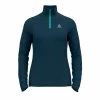 Meilleure affaire 🧨 Odlo Millennium Element 1/2 Zip - Polaire femme ✔️ -Odlo shop odlo millennium element 1 2 zip polaire femme blue wing teal melange