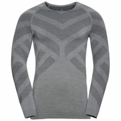 Acheter 🥰 Odlo Natural + Kinship Warm - Maillot manches longues homme 🛒 -Odlo shop odlo natural kinship warm maillot manches longues homme grey melange