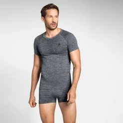 Promo 🛒 Odlo Performance Light - T-shirt homme ⭐ -Odlo shop odlo performance light t shirt homme grey melange