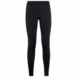 Meilleure affaire 👏 Odlo Performance Warm Eco - Collant thermique femme 🔔 -Odlo shop odlo performance warm eco collant thermique femme black odlo graphite grey 2