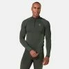 Bon marché 🥰 Odlo Performance Warm Eco ½ Zip - Maillot homme 🔥