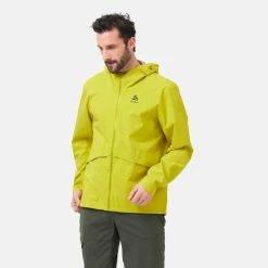 Meilleure vente 😀 Odlo Ride Easy Waterproof - Veste vélo homme ⭐ -Odlo shop odlo ride easy waterproof veste velo homme citronelle