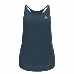 Le moins cher 🌟 Odlo Run Easy Linencool - Débardeur femme ✨ -Odlo shop odlo run easy linencool debardeur femme blue wing teal melange