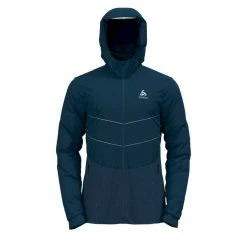 Nouveau ❤️ Odlo Run Easy S-Thermic - Veste imperméable homme 🛒 -Odlo shop odlo run easy s thermic veste impermeable homme blue wing teal