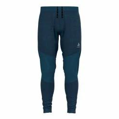 Budget 🔥 Odlo Run Easy Warm - Collant running homme 🌟 -Odlo shop odlo run easy warm collant running homme blue wing teal