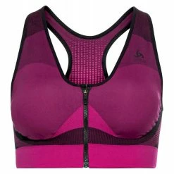 Remise 👏 Odlo Seamless High - Brassière de sport femme 💯 -Odlo shop odlo seamless high brassiere de sport femme black festival fuchsia
