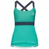 Bon marché 🤩 Odlo Singlet With Integrated Top Ceramicool X - Débardeur Femme 🥰 -Odlo shop odlo singlet with integrated top ceramicool x debardeur femme pool green