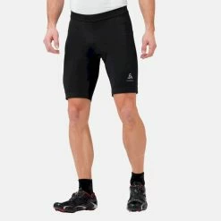 Acheter 🧨 Odlo Tights Short Essential - Short vélo homme 🛒 -Odlo shop odlo tights short essential short velo homme black 2