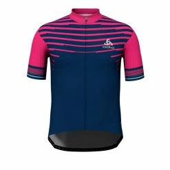 Meilleur prix 🎉 Odlo Zeroweight Ceramicool Pro - Maillot vélo homme ❤️ -Odlo shop odlo zeroweight ceramicool pro maillot velo homme beetroot purple estate blue