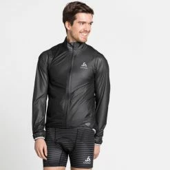 Nouveau ❤️ Odlo Zeroweight DD - Veste vélo homme 💯 -Odlo shop odlo zeroweight dd veste velo homme black 2