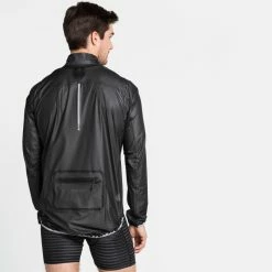 Nouveau ❤️ Odlo Zeroweight DD - Veste vélo homme 💯 -Odlo shop odlo zeroweight dd veste velo homme black 3