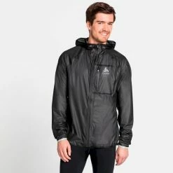 Promo 🛒 Odlo Zeroweight Dual Dry - Veste imperméable homme 🔔 -Odlo shop odlo zeroweight dual dry veste impermeable homme black