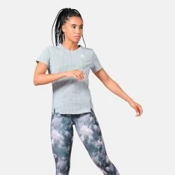Meilleure affaire 😉 Odlo Zeroweight Engineered - T-shirt femme 🔔 -Odlo shop odlo zeroweight engineered t shirt femme stone grey melange 2