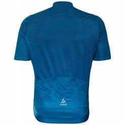 Meilleur prix ⌛ Odlo Zeroweight - Maillot vélo homme 👍 -Odlo shop odlo zeroweight maillot velo homme blue wing teal indigo busting 4