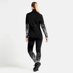 Budget 💯 Odlo Zeroweight Warm Reflective - Collant running femme 🔔 -Odlo shop odlo zeroweight warm reflective collant running femme black 5